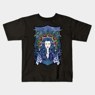 Amphitrite goddess of the sea full color Kids T-Shirt